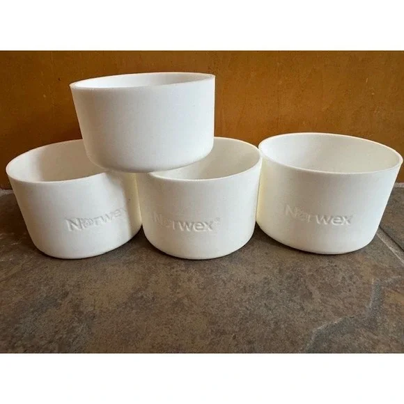 Norwex‎ Silicone Sleeves Bumpers Replacement Forever Bottles White