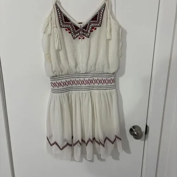 Free-people Women's White and Cream Dress‎