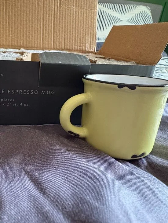 NEW Six pack 'tinware' espresso mugs