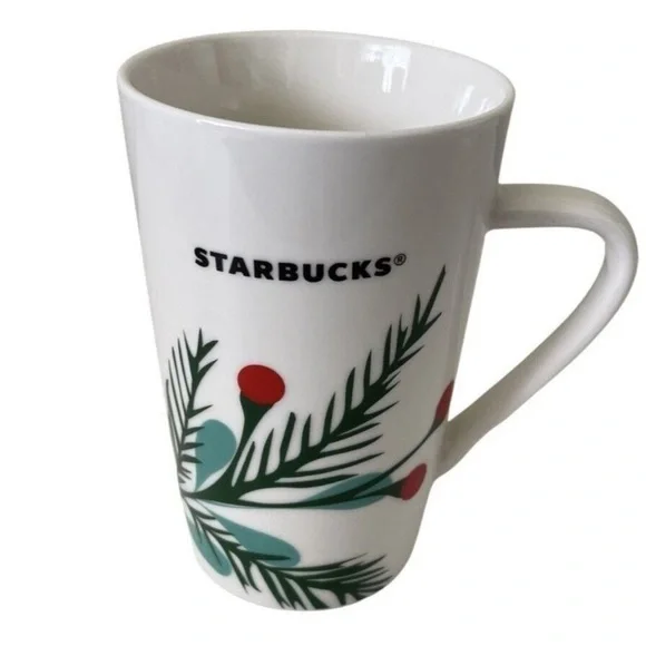 Starbucks 2020 Holly Berry Pine 12 0z. Holiday Christmas Mug NWOT