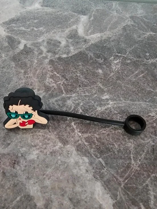 NWT Betty Boop Reusable Straw Cover Accessory