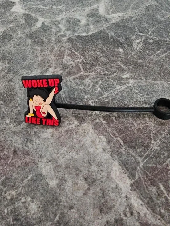 NWT Betty Boop Reusable Straw Cover Accessory