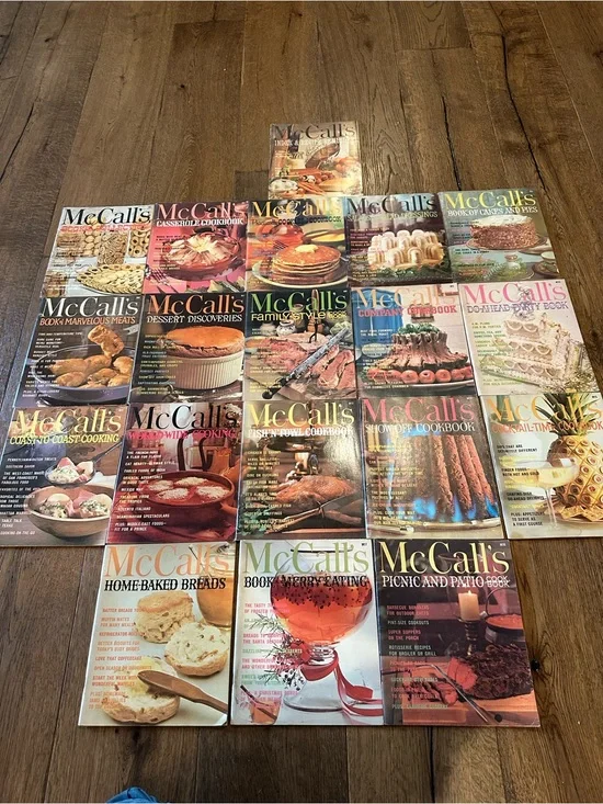Vintage Complete set Mc’Calls Cookbooks
