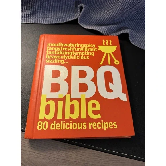 BBQ Bible Cook Book Over 200 Recipes Valentine's Day Father's Day Birthday Gift