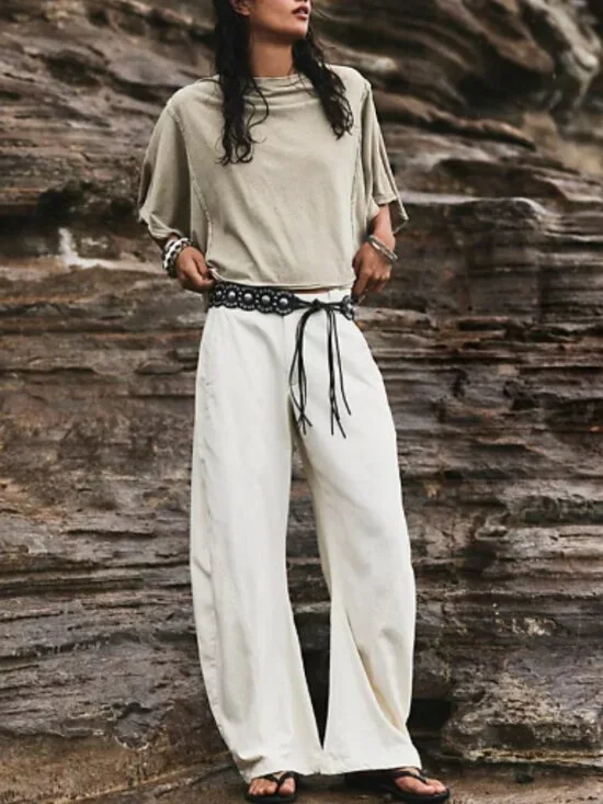 FP - Spotlight Washed Barrel Chino Trousers (Tofu)