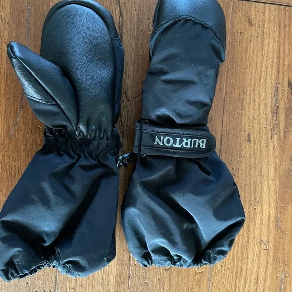 Burton Black Mittens for Toddler Size 4T