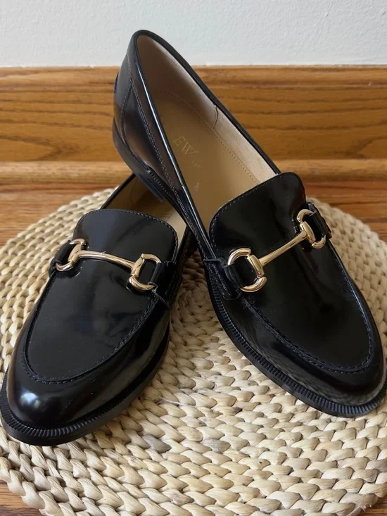 J.Crew Classic loafers Nappa Black Size 8  New