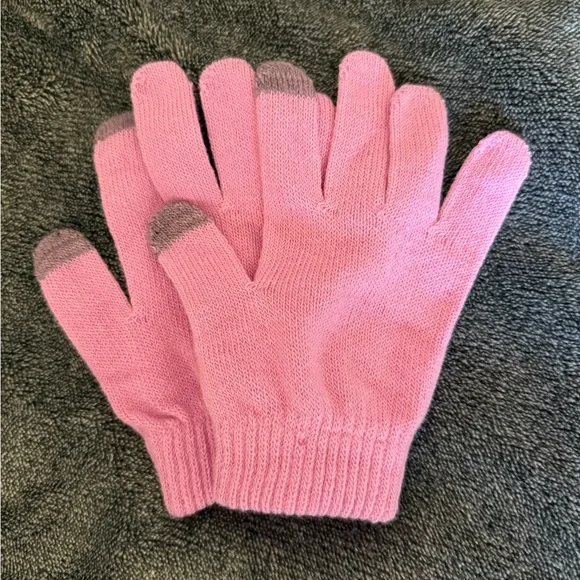 Pink Touchscreen Gloves