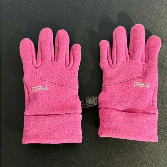 Head Pink Winter Gloves