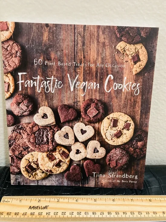 NEW Fantastic‎ Vegan Cookies Cookbook 60 Plant-Based Treats by Tiina Strandberg