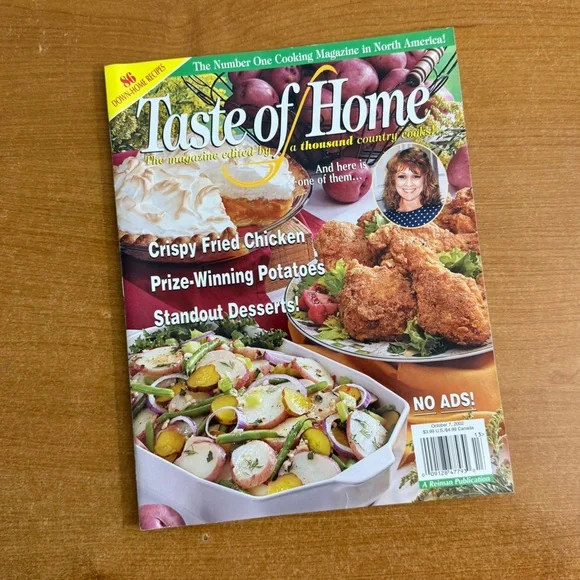 Taste of Home Cookbook - Bright Green and Red‎ Cover