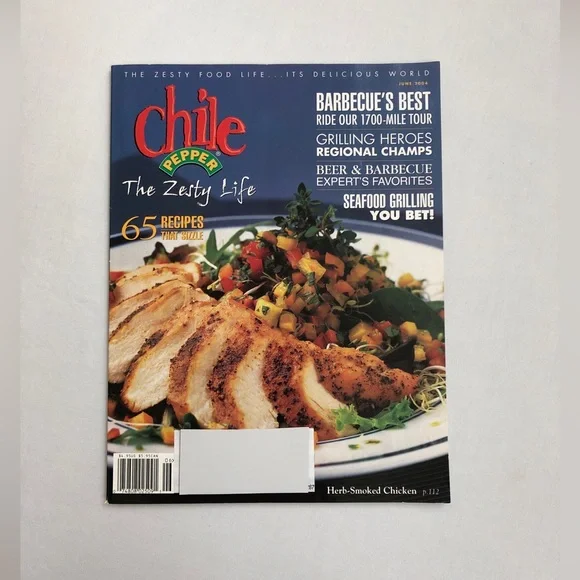 Chile Pepper Magazine June 2004 Spicey Hot Food Cookbook Recipes