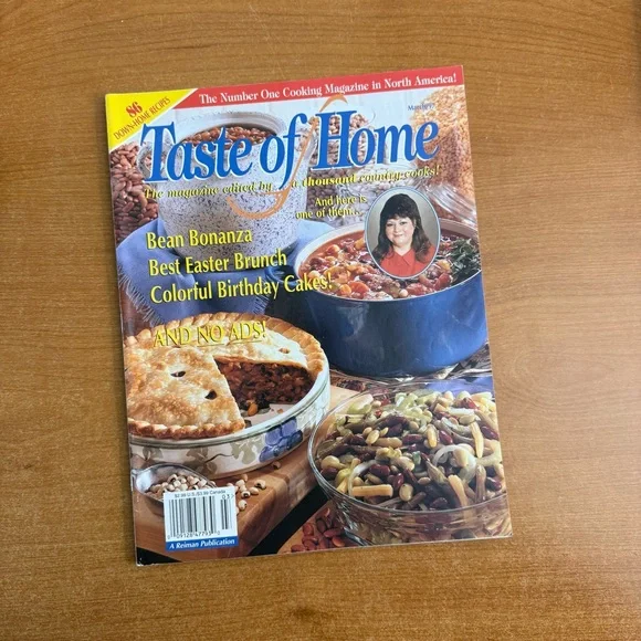 Taste of Home Cookbook - Vibrant Blue and Yellow‎ Edition