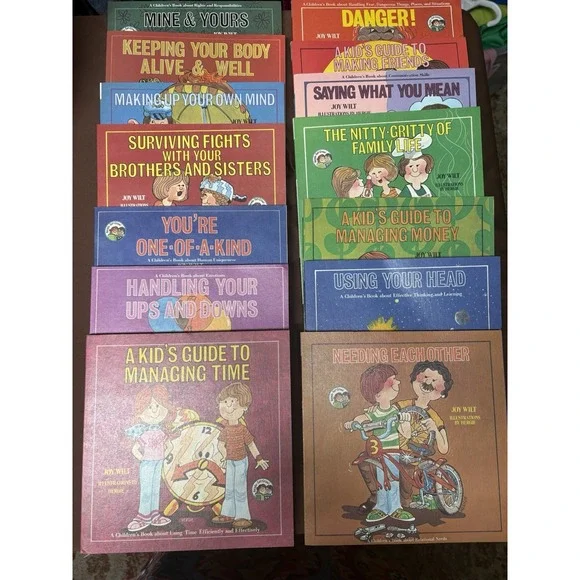 Lot of 14 Joy Wilt children's guides vintage TPB‎ Ready-Set-Grow Series