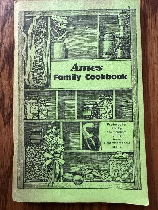 Vtg AMES Family‎ Cookbook ~ 2nd Edition 1983