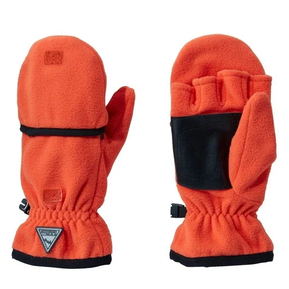L.L. Bean Kids Mittens in Bright Orange