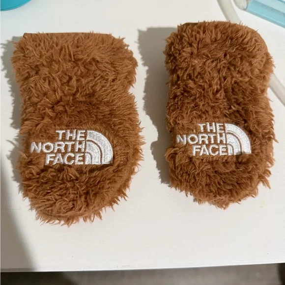 The North Face Infant Cozy Brown Mittens