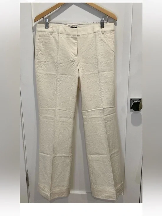 J Crew Favorite Fit Seersucker Pants 8 New $128