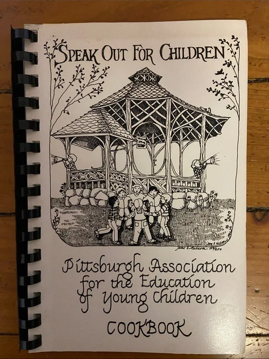 Vintage 90s 1990s Spiral community Cookbook Pittsburgh Pennsylvania Western PA