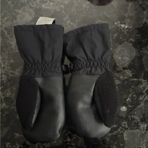 Black Winter Mittens