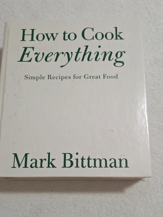 HOW TO COOK EVERYTHING COOKBOOK