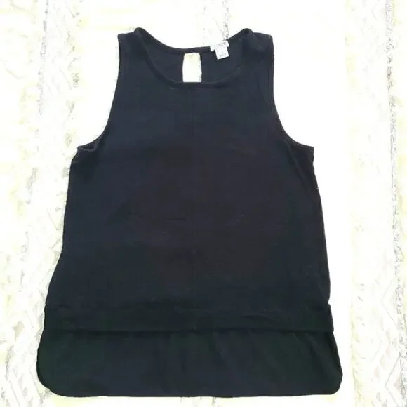 J. Crew Sleeveless Layered Top Size M