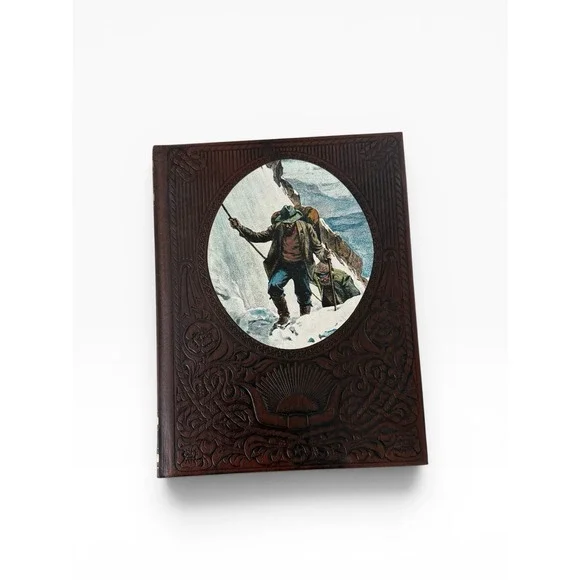 Vtg The Alaskans Old West Series Time Life Book Leather Bound Hardcover 1977
