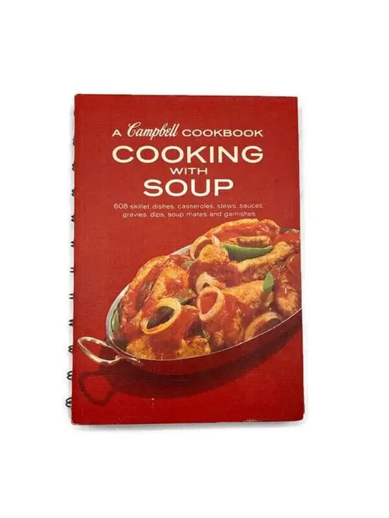 Vintage Campbell's Cooking with Soup Cookbook, 1960s Recipes