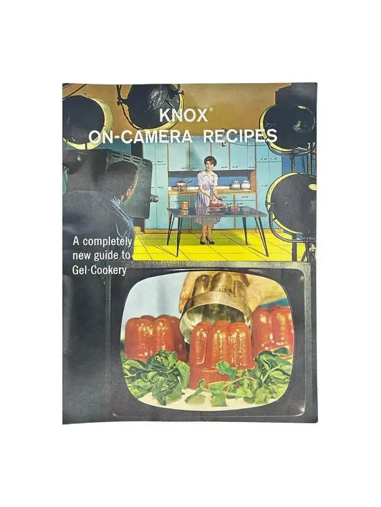 Vintage 1963 Knox Gelatin Cookbook: On Camera TV Recipes