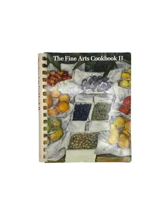 Vintage MFA Boston Cookbook: The Fine Arts Cookbook II, 1981