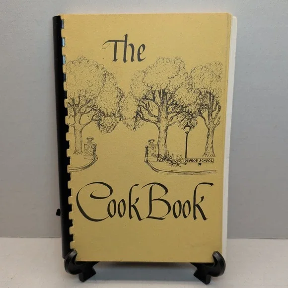 Vintage The George School Cookbook Community Recipes Spiral Bound Pennsylvania