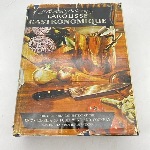 VTG 1965 Larousse Gastronomique Crown Publishers Cookbook 1961 First‎ Edition