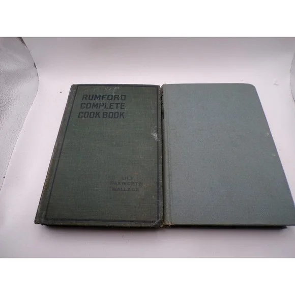 Rumford‎ Complete Cookbook Lily Haxworth Wallace 1927 Eat and Get Slim 1945