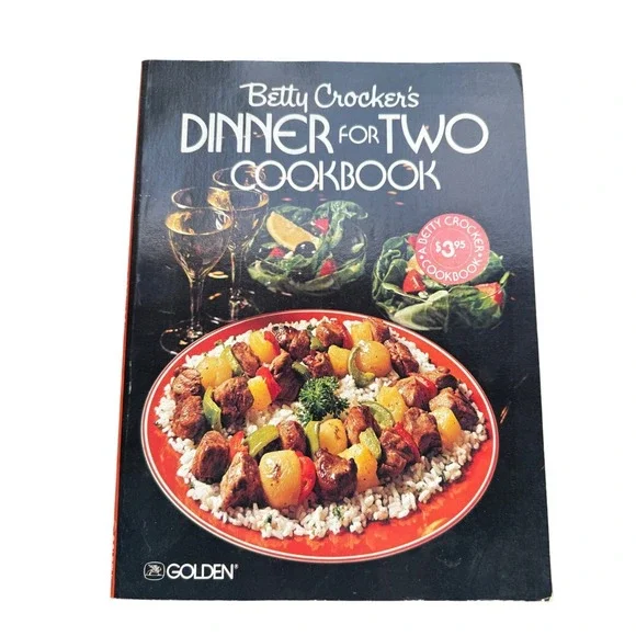 Betty Crocker's Dinner for Two Cookbook 1980 Revised Edition First Printing