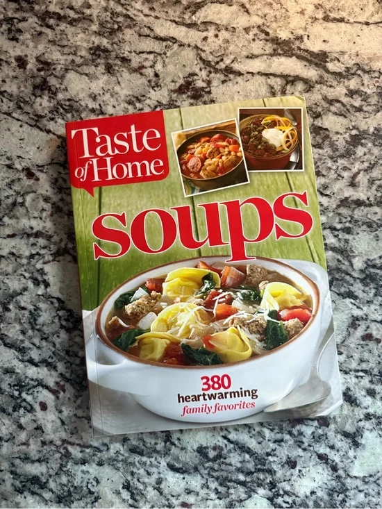 Taste of Home Soups Cookbook LIKE NEW