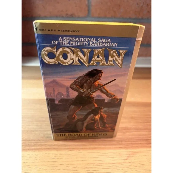 Conan: The Road of Kings - Karl Edward Wagner, 1980 sc, Bantam, fold-out cover