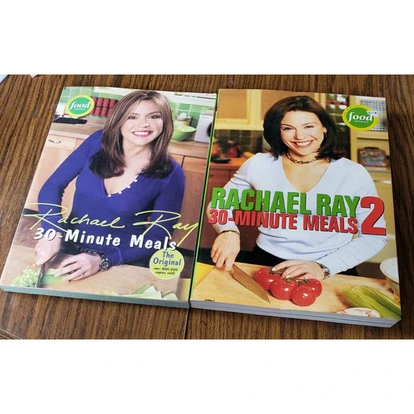 Rachael Ray 30-Minute Meals Books One and Two Lot
