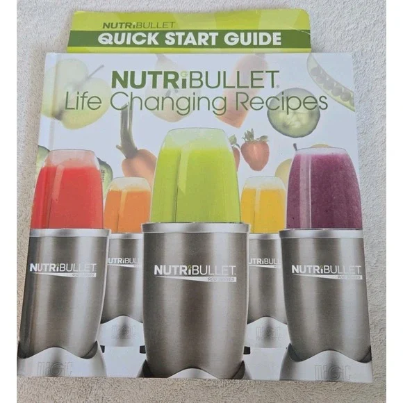 Nutribullet: Life Changing Recipes Hardcover Book / CMW