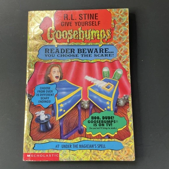 R.L. Stine Give Yourself Goosebumps‎ #7 Under the Magician's Spell Vintage 1996