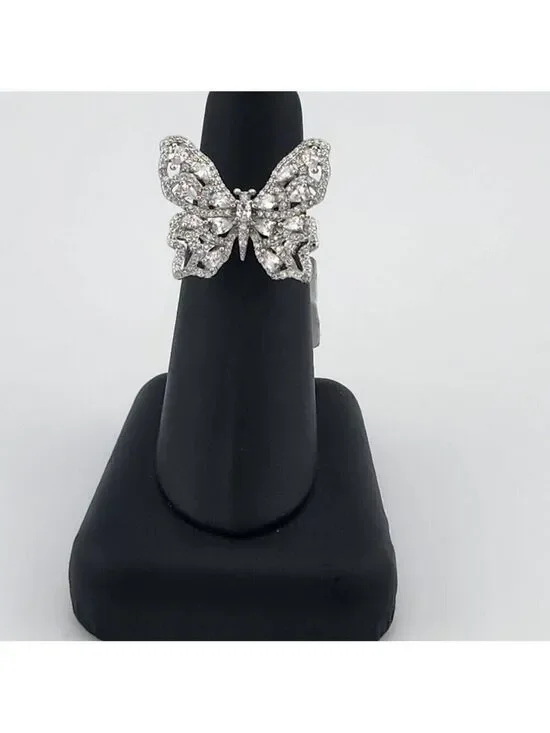 Silver Flutter – 925 Sterling Butterfly Ring (Brand New)
