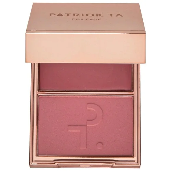 PATRICK TA Major Headlines Blush Duo She Goes to the Gym NIB Cool Mauve Rose