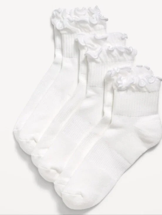 NWT Kids Ruffled Socks - 3 Pack