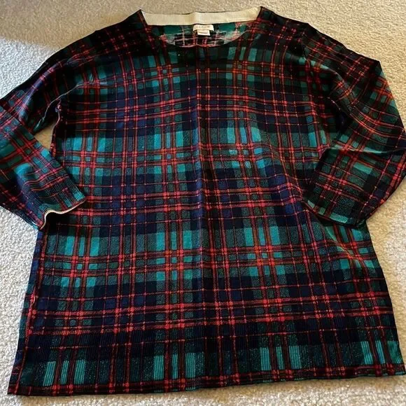 Jcrew sweater plaid