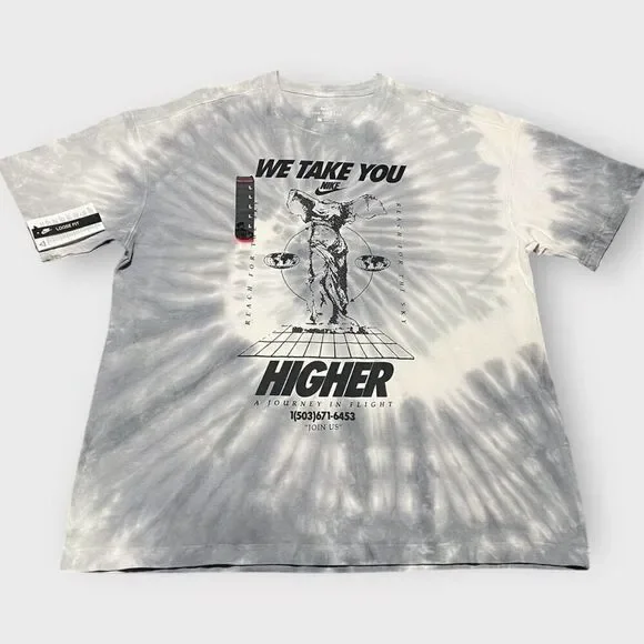 Nike NSW Tie Dye Oversize Heavyweight T-Shirt Mens size L BQ1031-021 Rare New