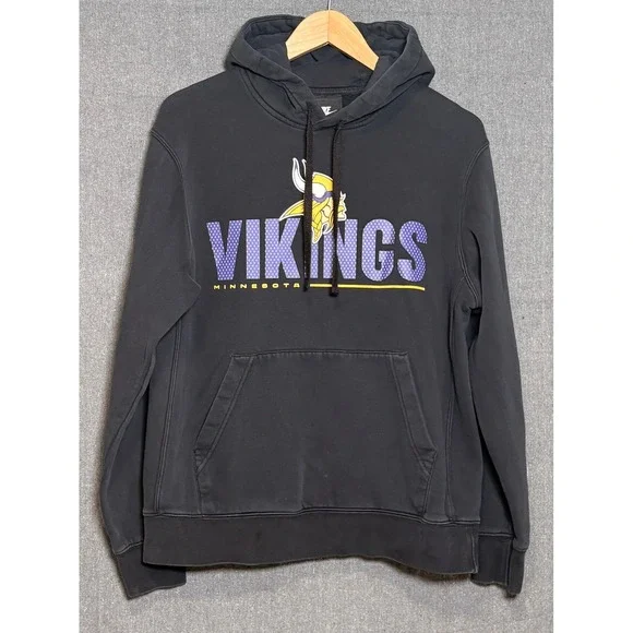 Nike Minnesota Vikings Hoodie Mens Medium Black NFL Football Pullover