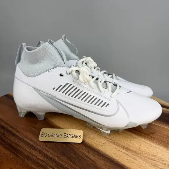 Nike Vapor Edge Pro 360 2 White Metallic Silver DA5456-100 Men’s Size 12.5