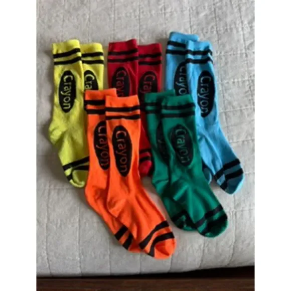 Crayon socks 5 pairs