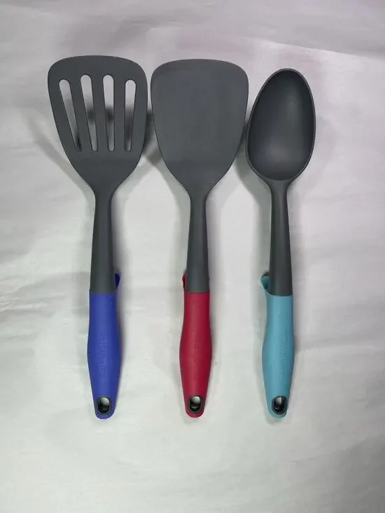 Frigidaire 3pc Silicone Kitchen Utensil Set Spoon Spatula Turner