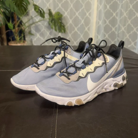 Size 8.5- Nike React Element 55 Indigo Fog