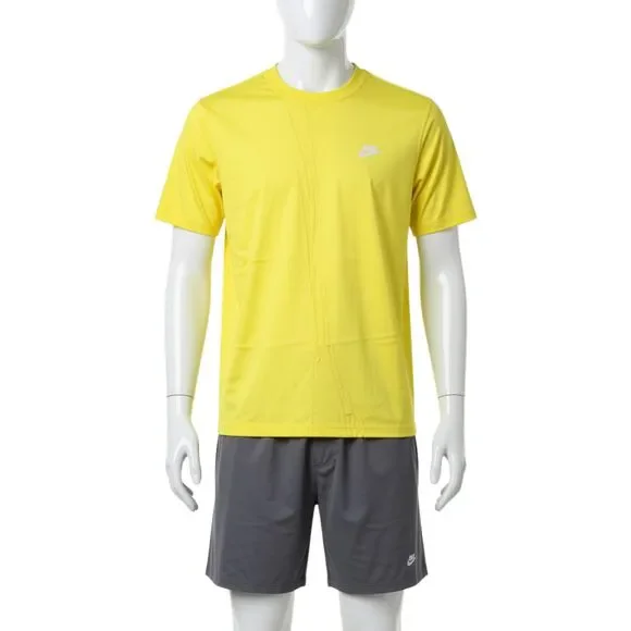 Nike Sportswear Club T-Shirt Men's Size Large Yellow